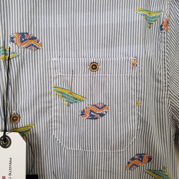 Private Member Men's Shirt Small M NEW Button Up Collar #80221 - Picture 3 of 7